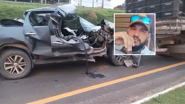 Vídeo: Duplo acidente em Cacoal destrói Camionete e Mata Jovem após colisão violenta no Bairro Greenville.